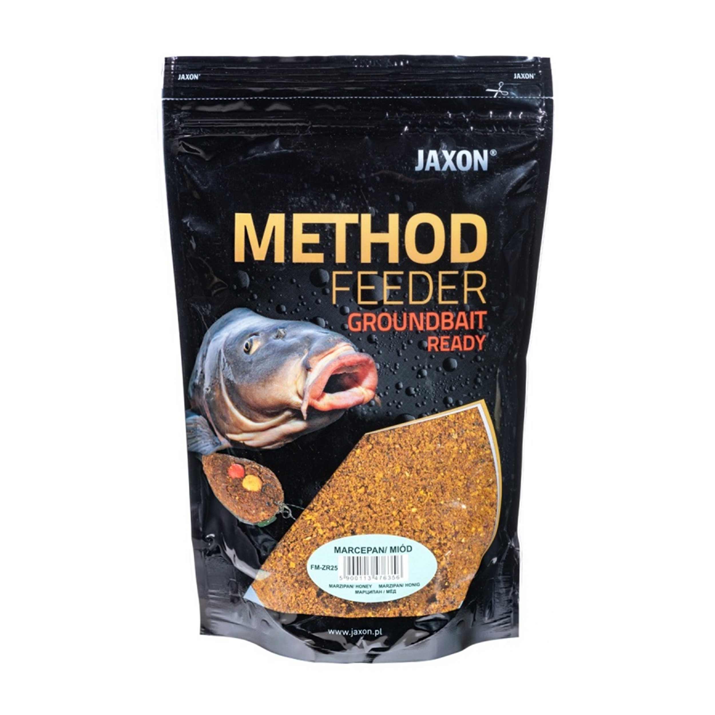 Gotowa zanęta Jaxon Method Feeder Ready 750g marcepan miód