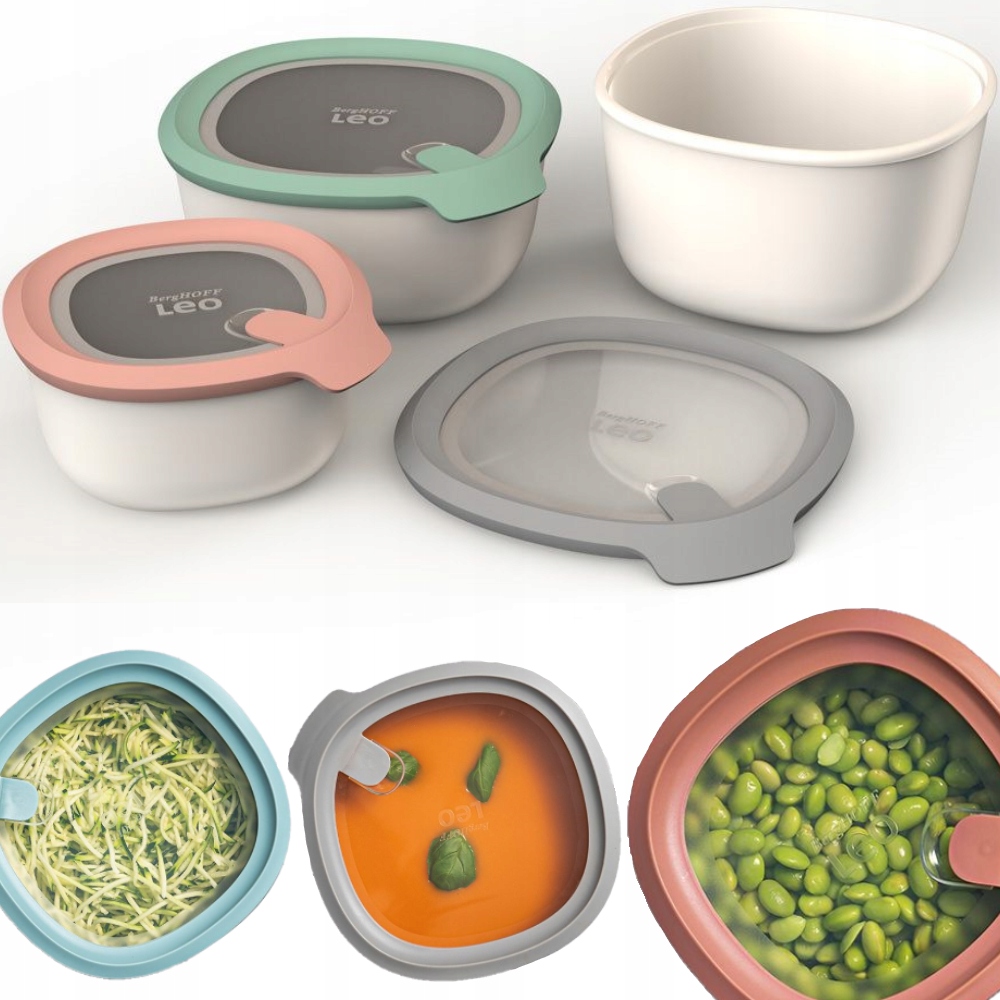 

BergHOFF Pojemnik Lunchbox Śniadaniówka 3 Sztuki