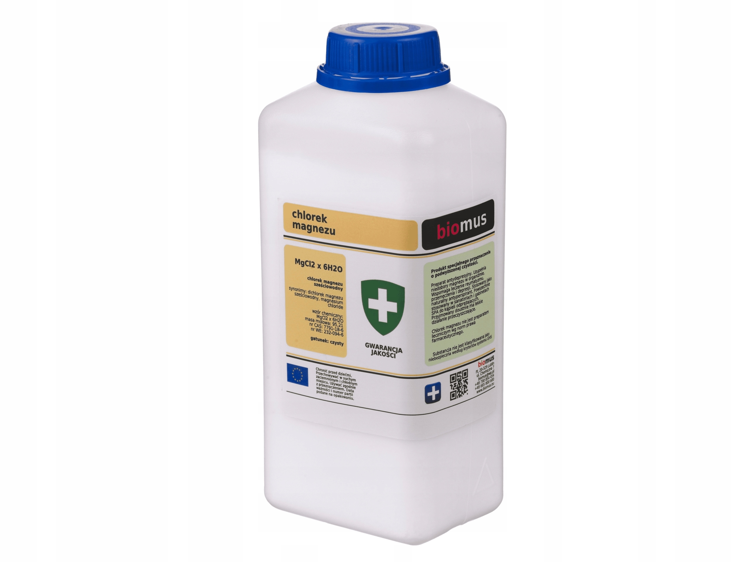 

Biomus Chlorek Magnezu Sześciowodny 1KG