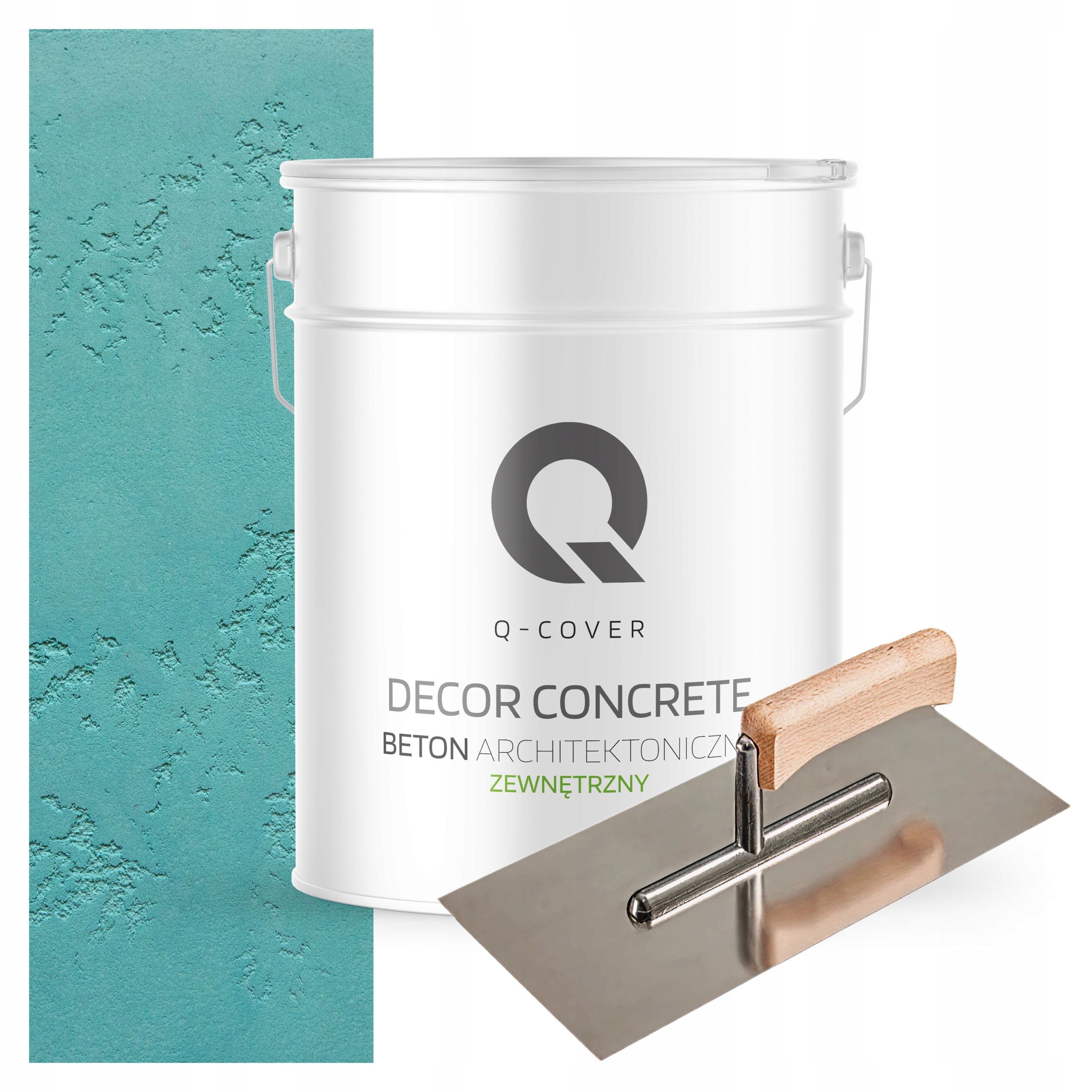 Dekorativní venkovní beton připravený k použití 10 m2 15 kg Tyrkysový Paca