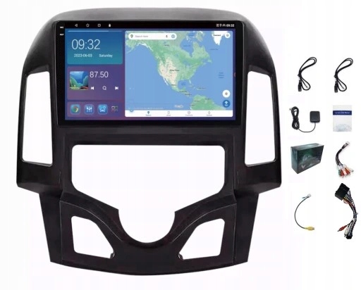 Rádio Navigácia Gps Hyundai I30 2006-2012 Carplay Android Auto 4GB 64GB