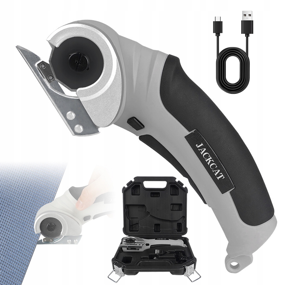 Bezdrátové Elektrické Nůžky Na Textil 2000 mAh S Bezpečným Zámkem