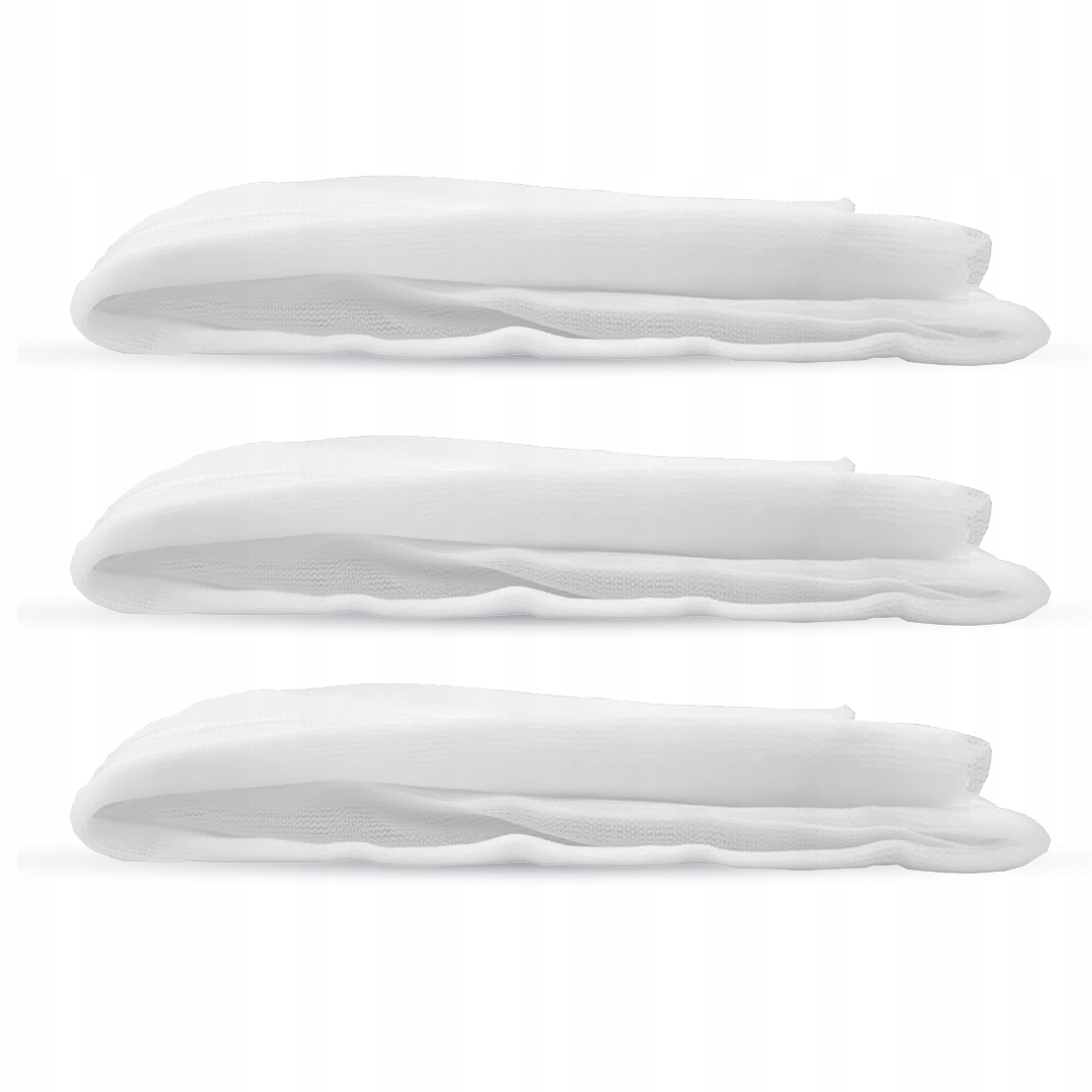 Ochranná bílá síť na lešení 3,07x20 m Odolná 60g/2 Sada 3x