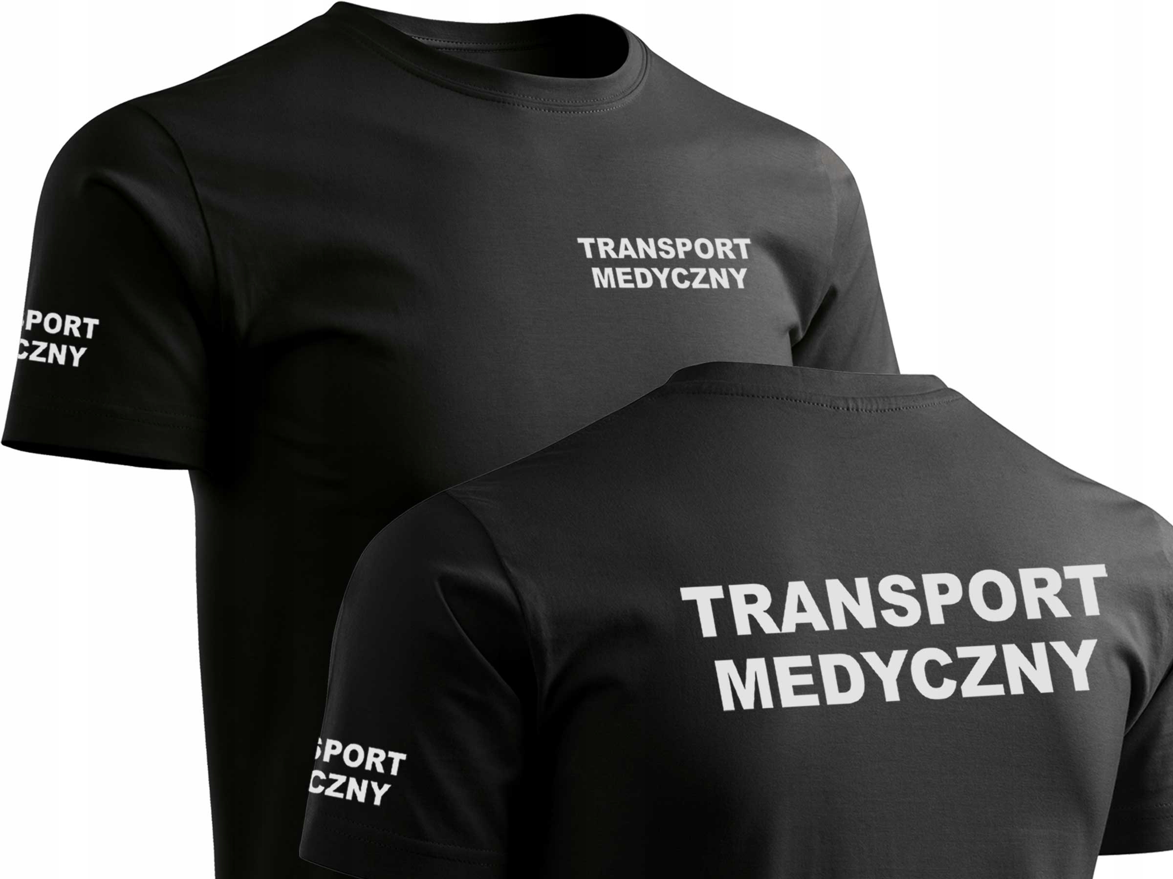 

T-shirt Odblaskowy Napis Transport Medyczny XL