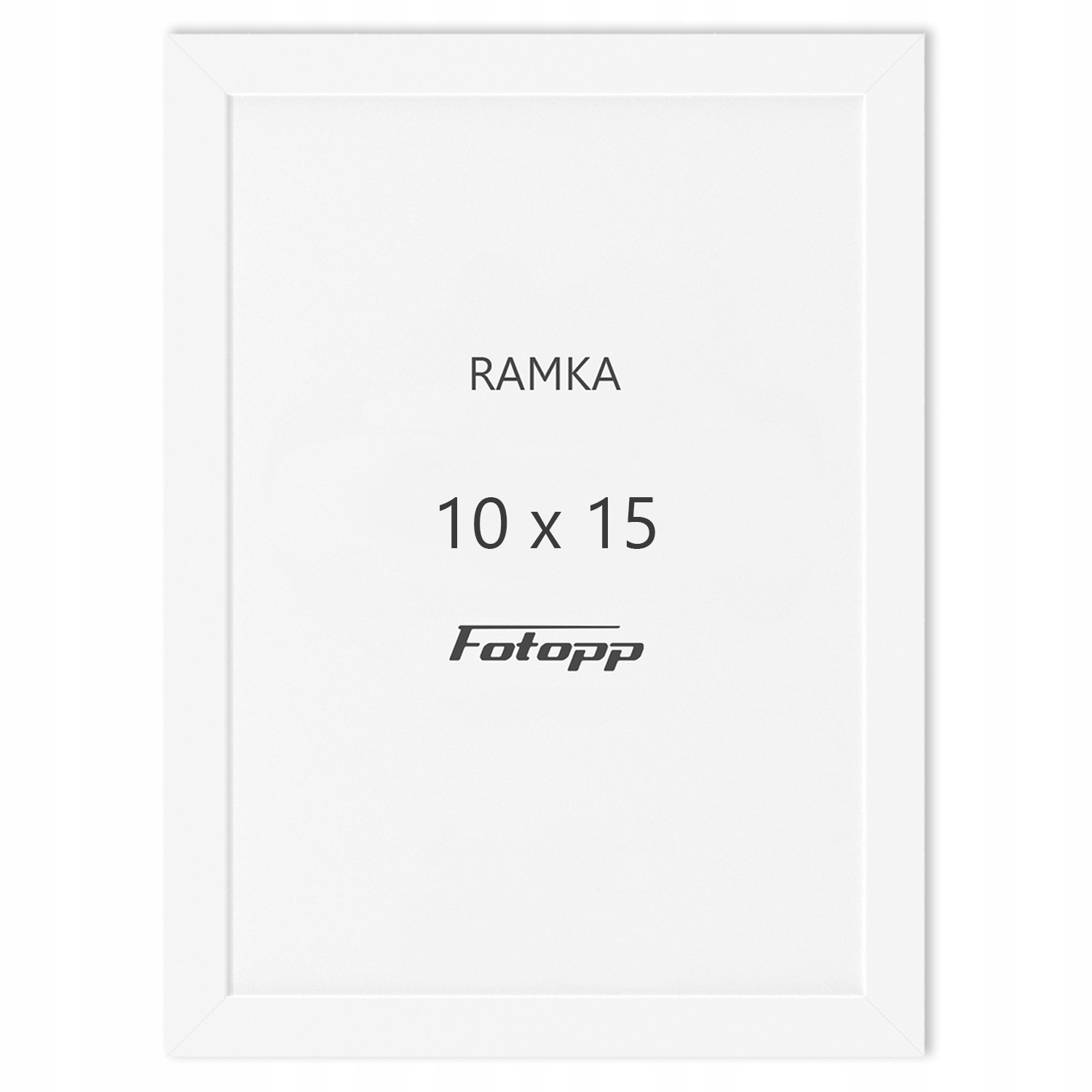 

Ramka na zdjęcia Biała 10x15cm mała foto rama