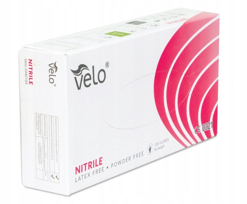 

Rękawice Nitrylowe Niebieskie Velo roz S 100 szt