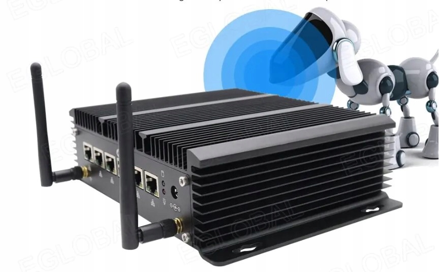 Przemysłowy mini PC G7 6xRJ45 LAN HDMI Router Wielkość pamięci RAM 16 GB