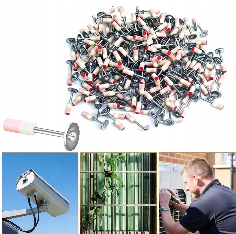 400ks Hřebíky do betonu, kovu a dřeva pro ruční hřebíkovačku