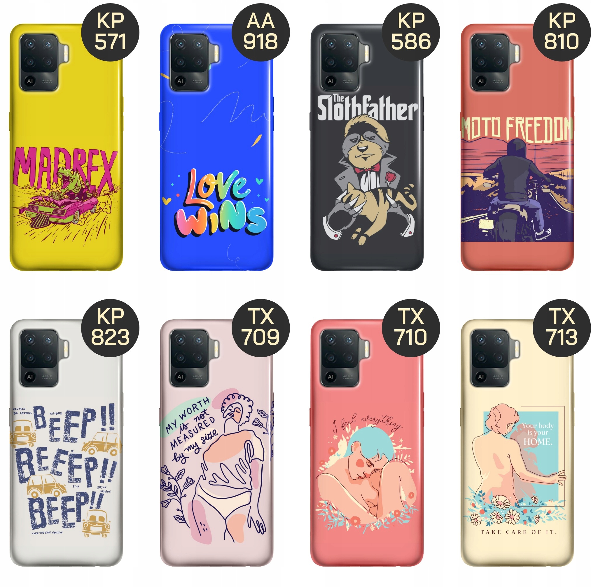 ETUI DO OPPO RENO 5 LITE WZORY Z NAPISAMI NAPISY TEKSTY OBUDOWA POKROWIEC Pasuje do modelu Reno5 lite