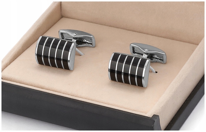 KLASYCZNE Męskie Spinki Mankietów PUDEŁKO SK5-23 Stan opakowania oryginalne