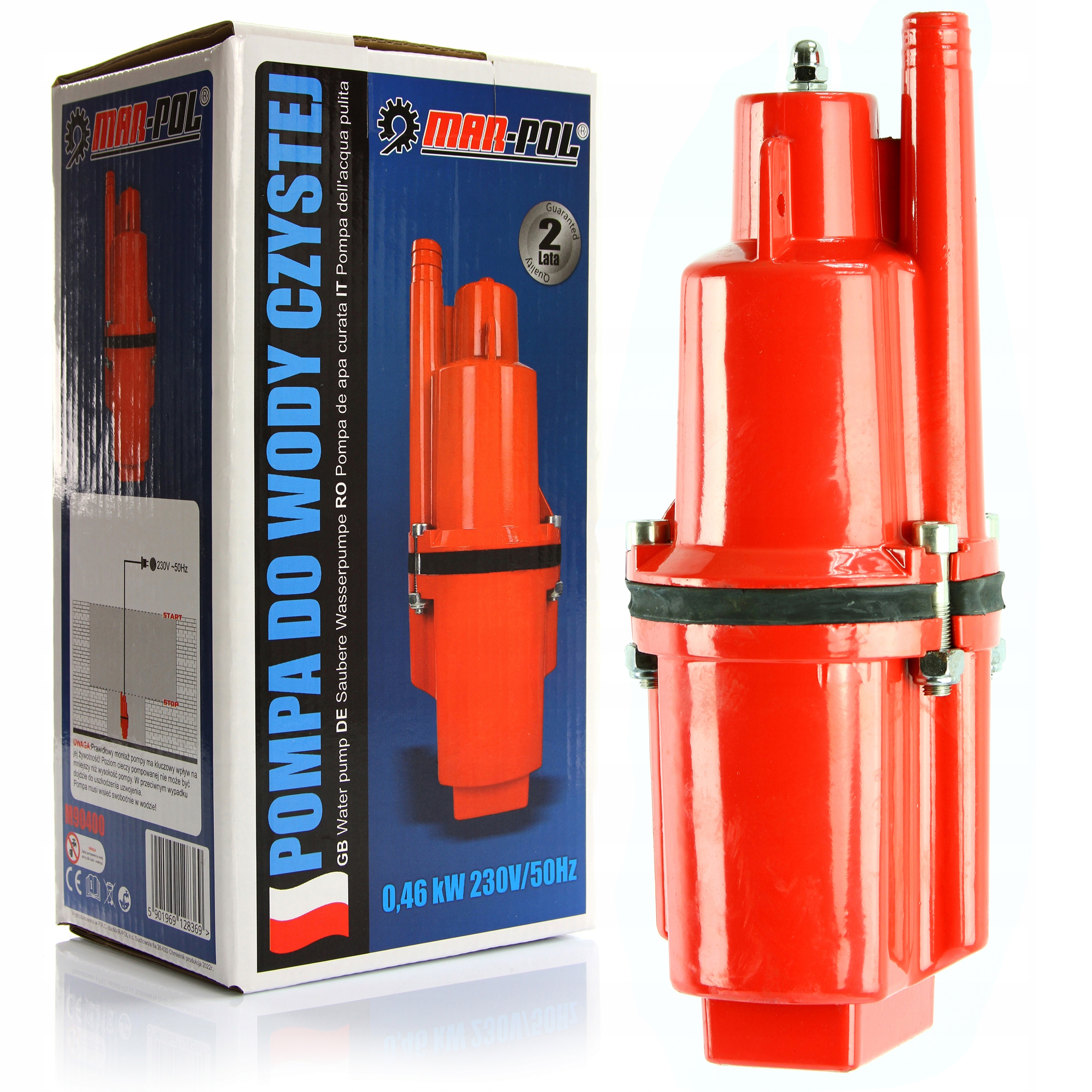 POMPA MEMBRANOWA NUREK DO WODY STUDNI GŁĘBINOWA EAN (GTIN) 5901969128369