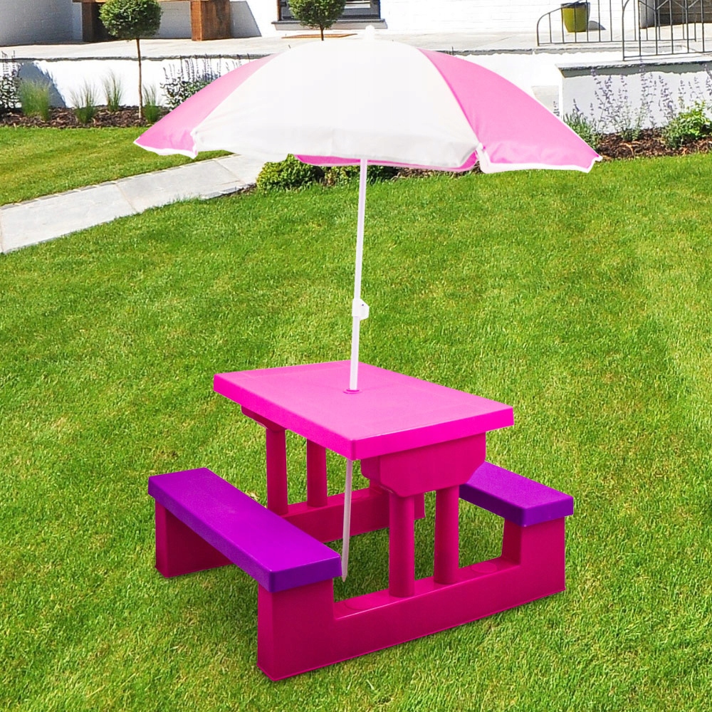 журнальний столик лавка дитячий сад парасолька рожевий стенд оригінальна упаковка