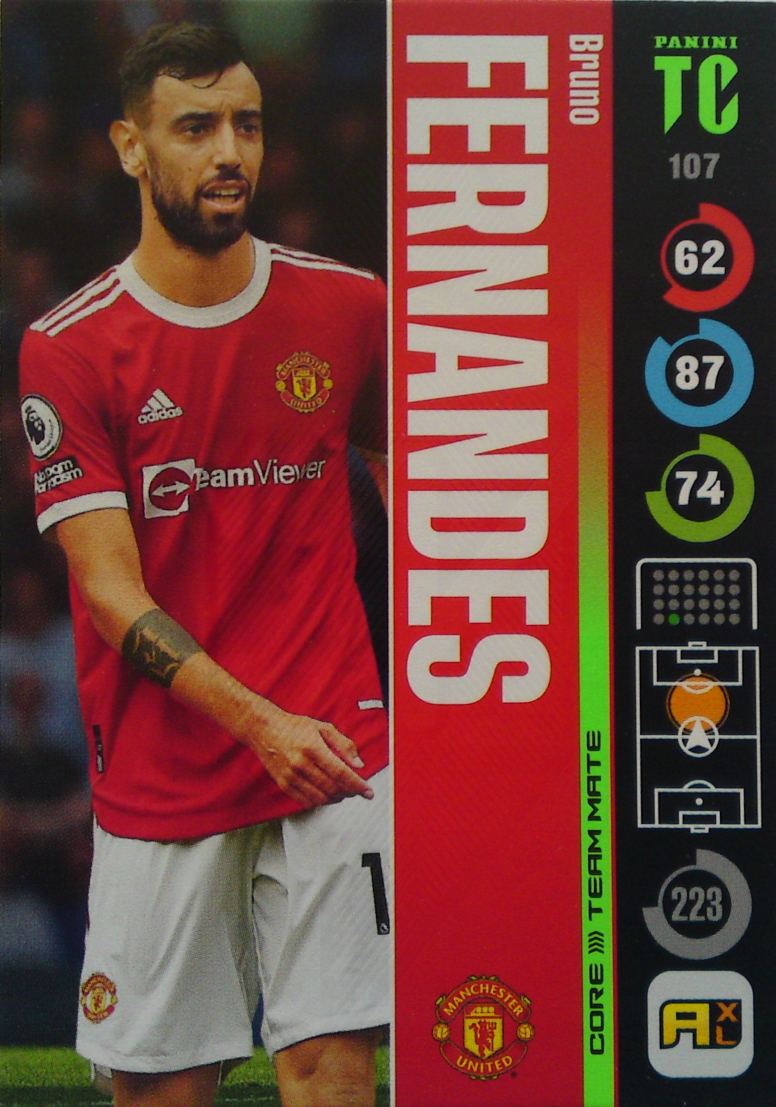 Panini Top Class 2022 Team Mate Fernandes 107