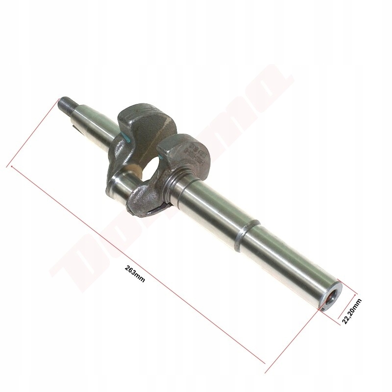 Klikový Hřídel Ducar DV150, DV170 263 mm
