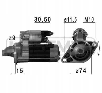 ERA МЕСМЕР Стартер ,TOYOTA