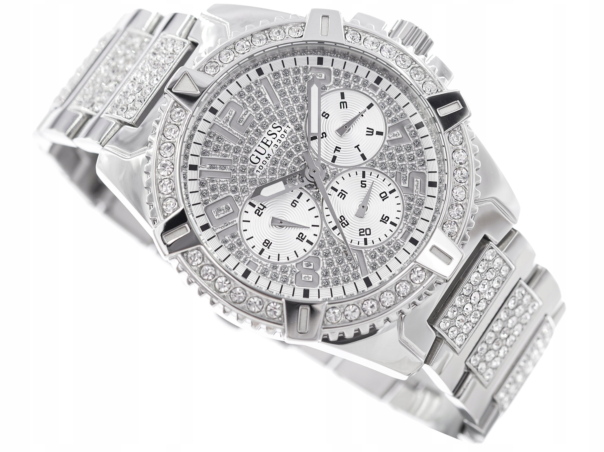 M SKI ZEGAREK GUESS W0799G1 FRONTIER Z CYRKONIAMI 12798912122