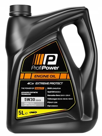 Profipower 4CAR Oil 5W30 5L C2/C3 Extreme Protect