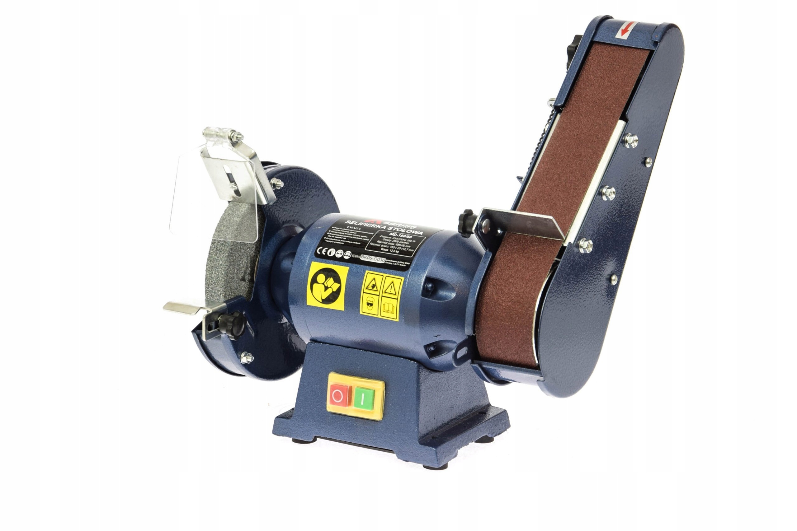 Szlifierka Stołowa Taśmowa Tarczowa 250W Magnum