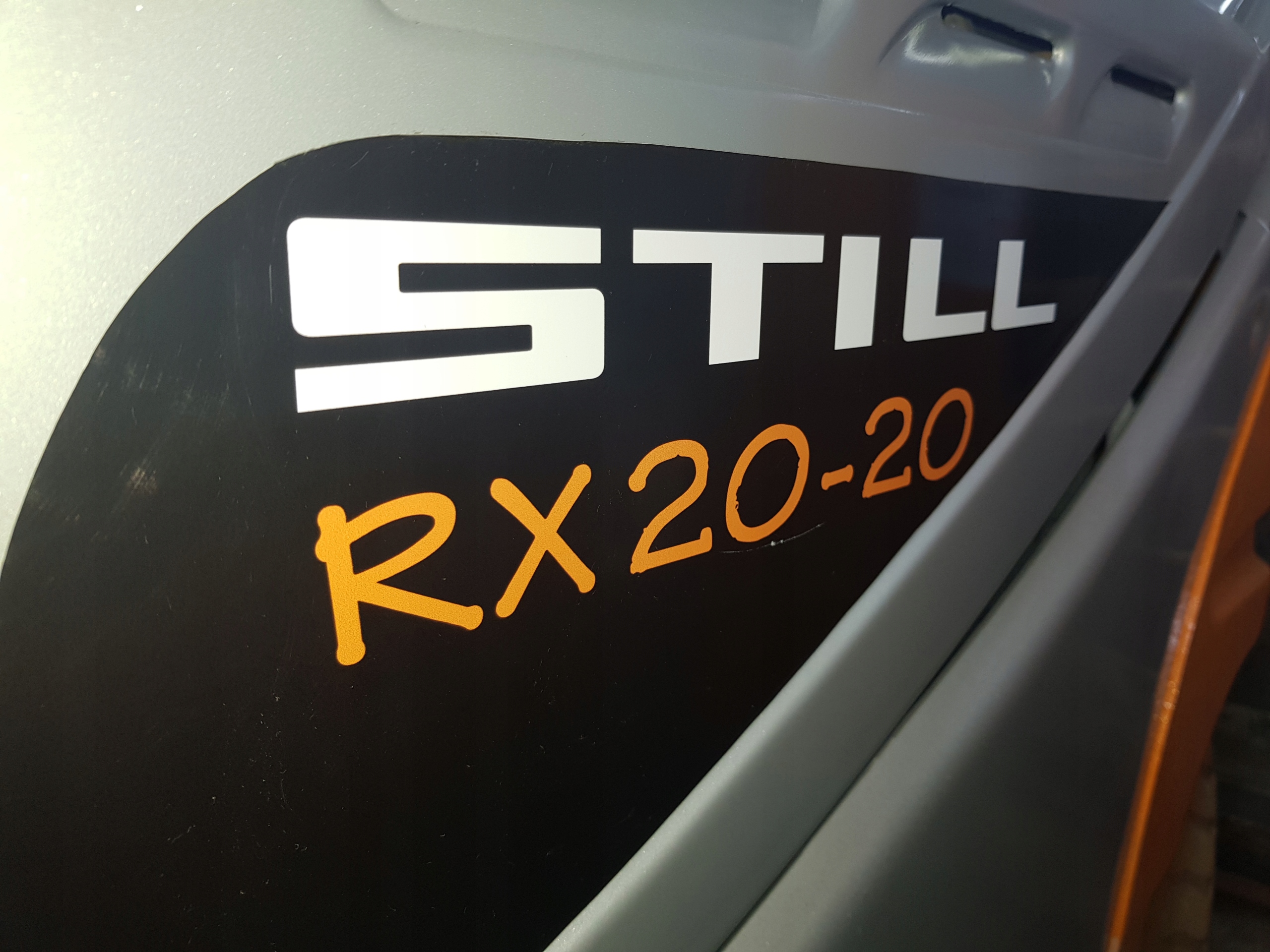 Boczny napis wózek STILL RX20-20 RX20-16 30X3cm Numer katalogowy części 30