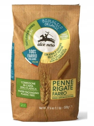 Levně 4X Alce Nero Těstoviny placaté penne Bio 500 g