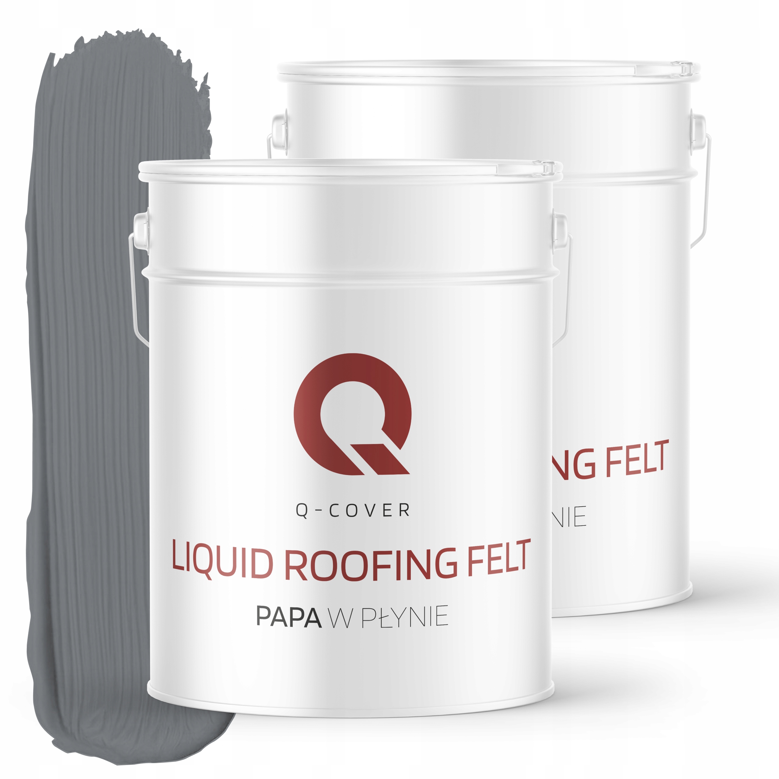 Tekutá Papa 13 Kg, Mrazuvzdorná, Vodotesná, Trvanlivá, Šedá Farba