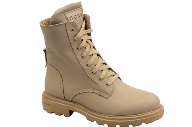 Kotníkové Boty Boty Nessi 21134 40 Béžové