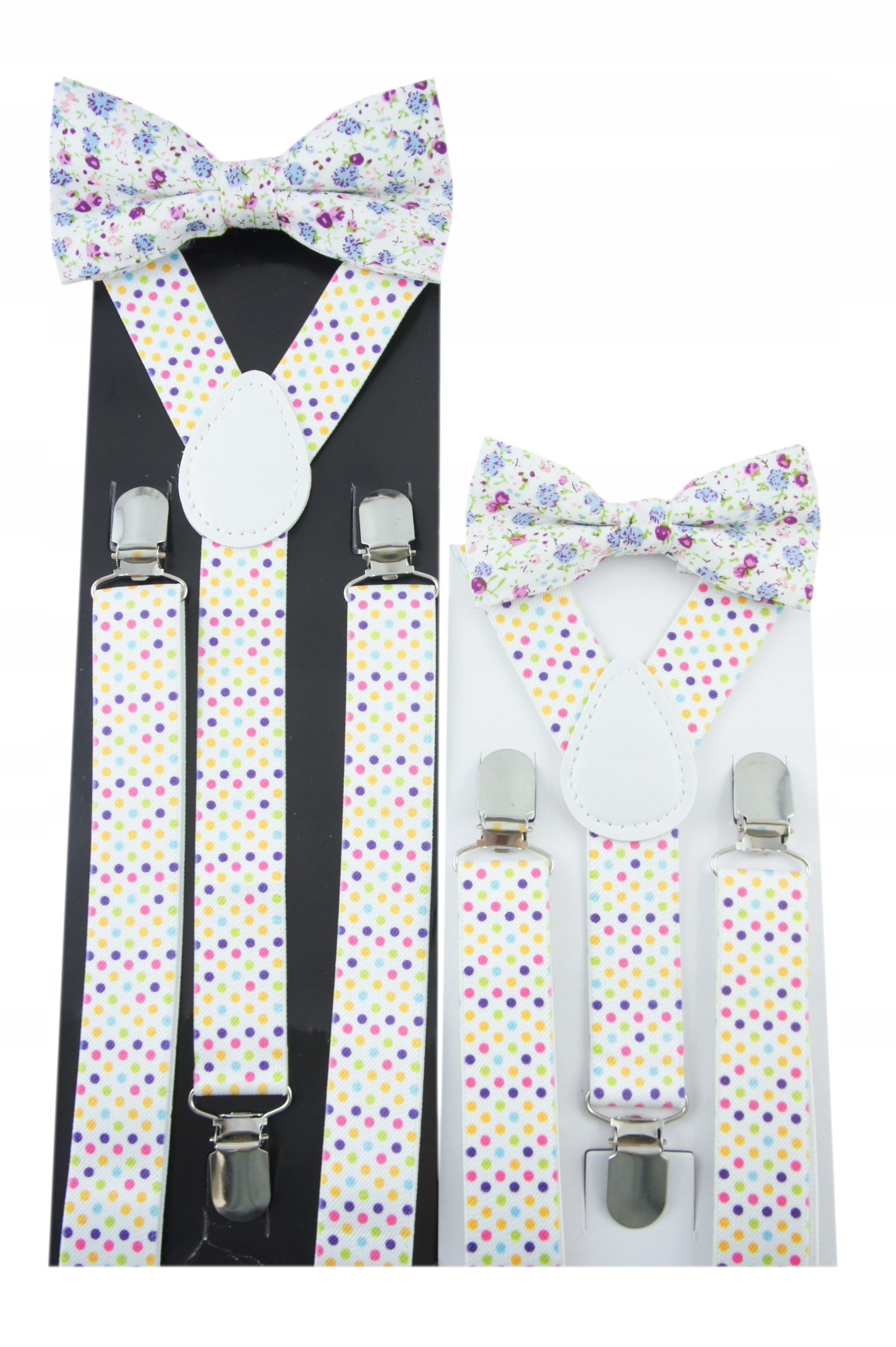 

Wiosenny zestaw Mucha szelki Tata i Syn W Kwiaty