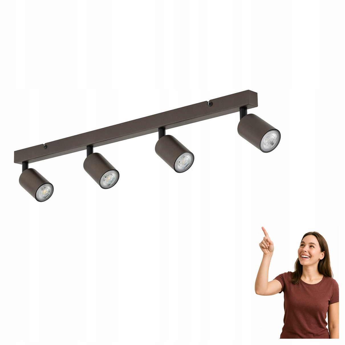 Spotová reflektorová lampa Top Brown 6182 Tk Lighting