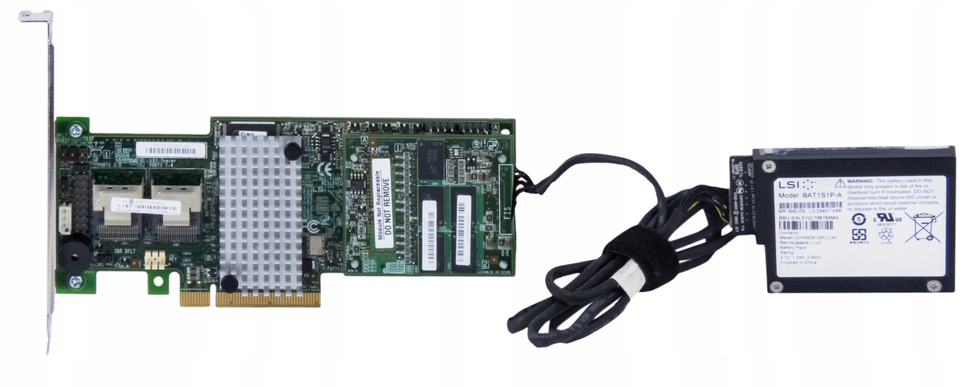Intel RS25DB080 D24450-152 Raid Sas/sata PCIe+ Bbu