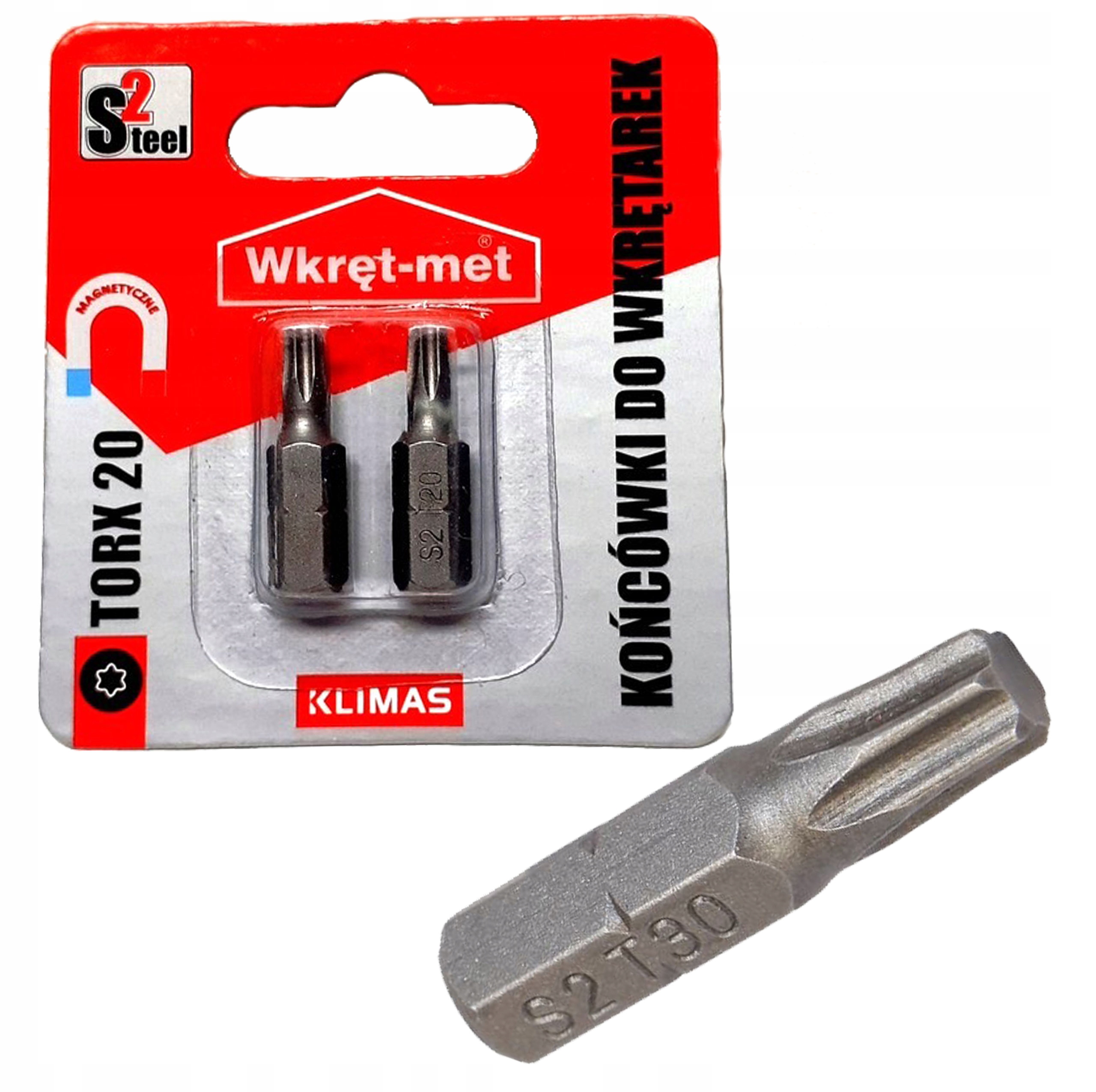 

Końcówki Do Wkrętarki Bity Bit Torx TX20 2szt