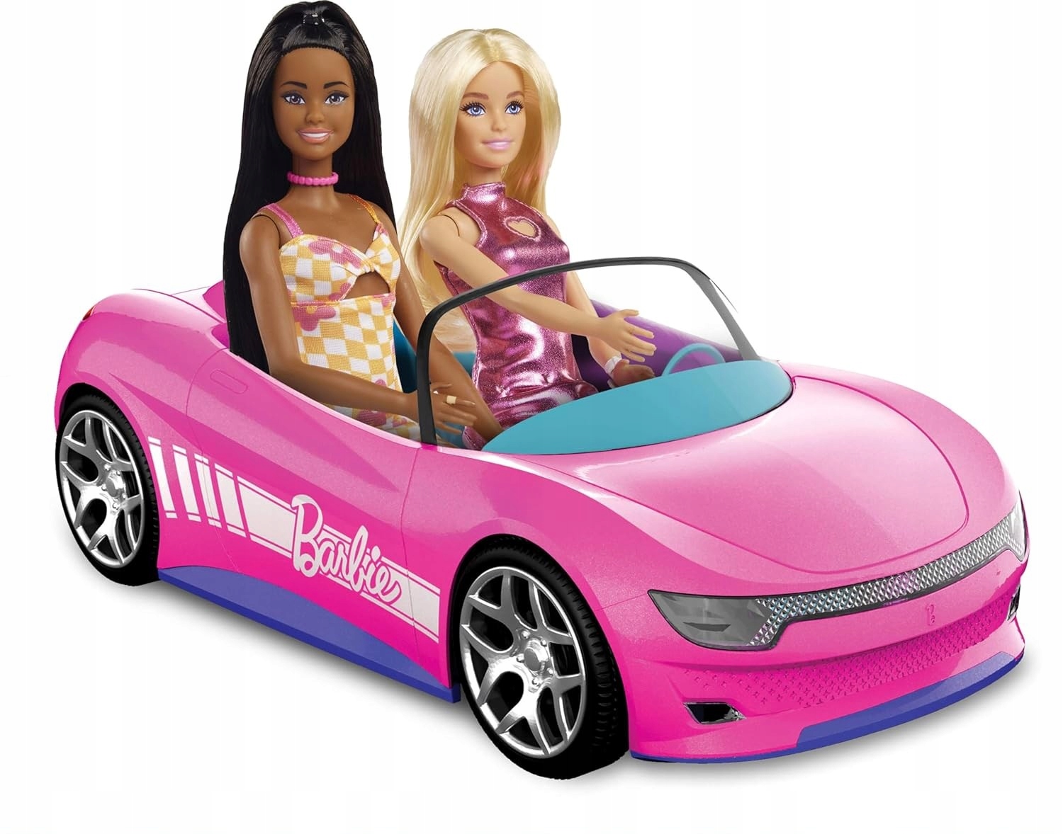 HOT WHEELS RC BARBIE AUTO zdalnie sterowane KABRIOLET SAMOCHÓD DLA LALEK Wiek dziecka 4 lata +