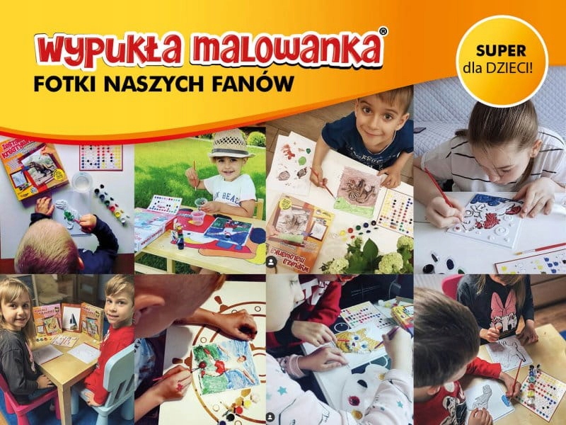 Wypukła Malowanka Fantazja SYRENKOTKA Zestaw Kreat Kod producenta 61202