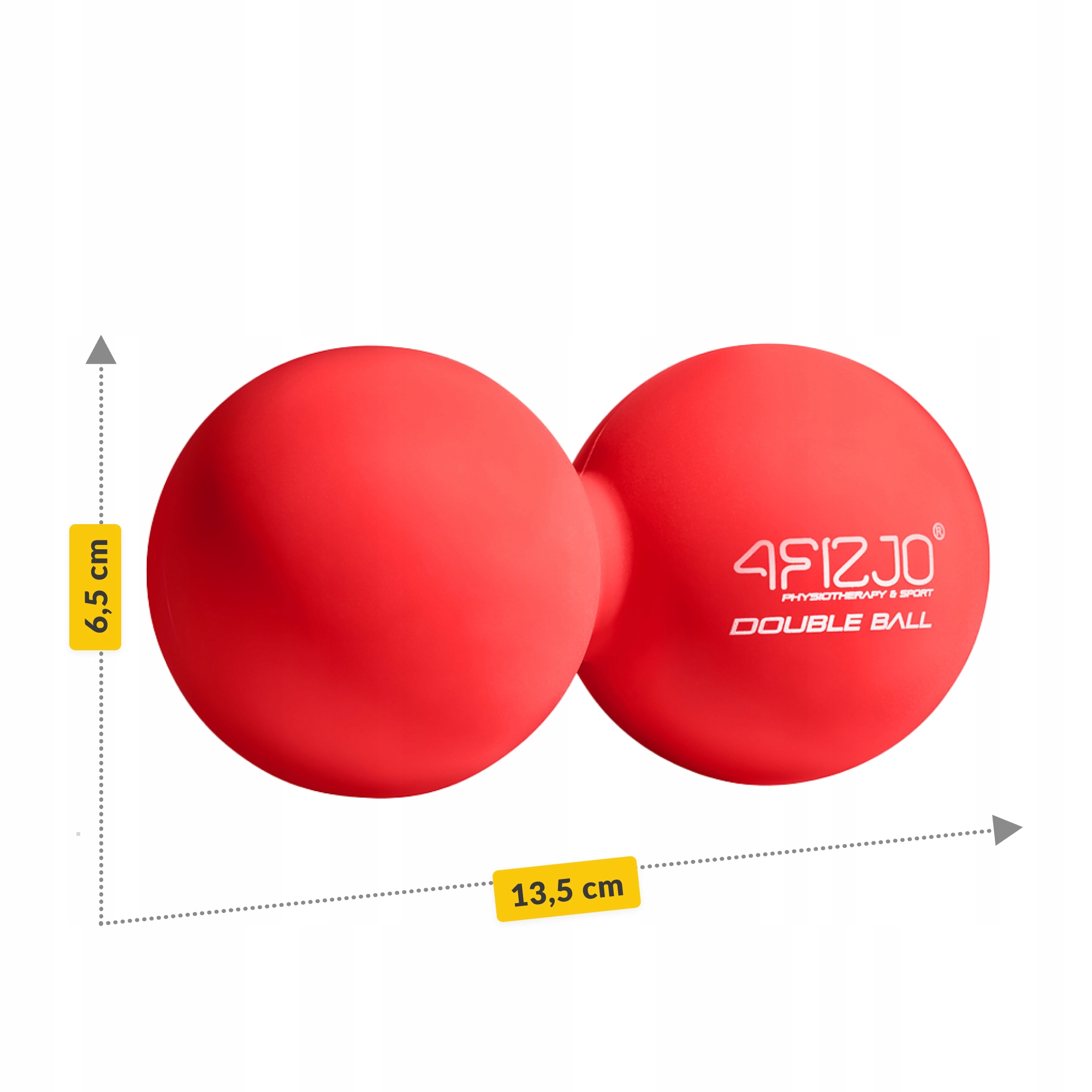 DUOBALL PODWÓJNA PIŁECZKA DO MASAŻU PIŁKA TWARDA Marka 4FIZJO