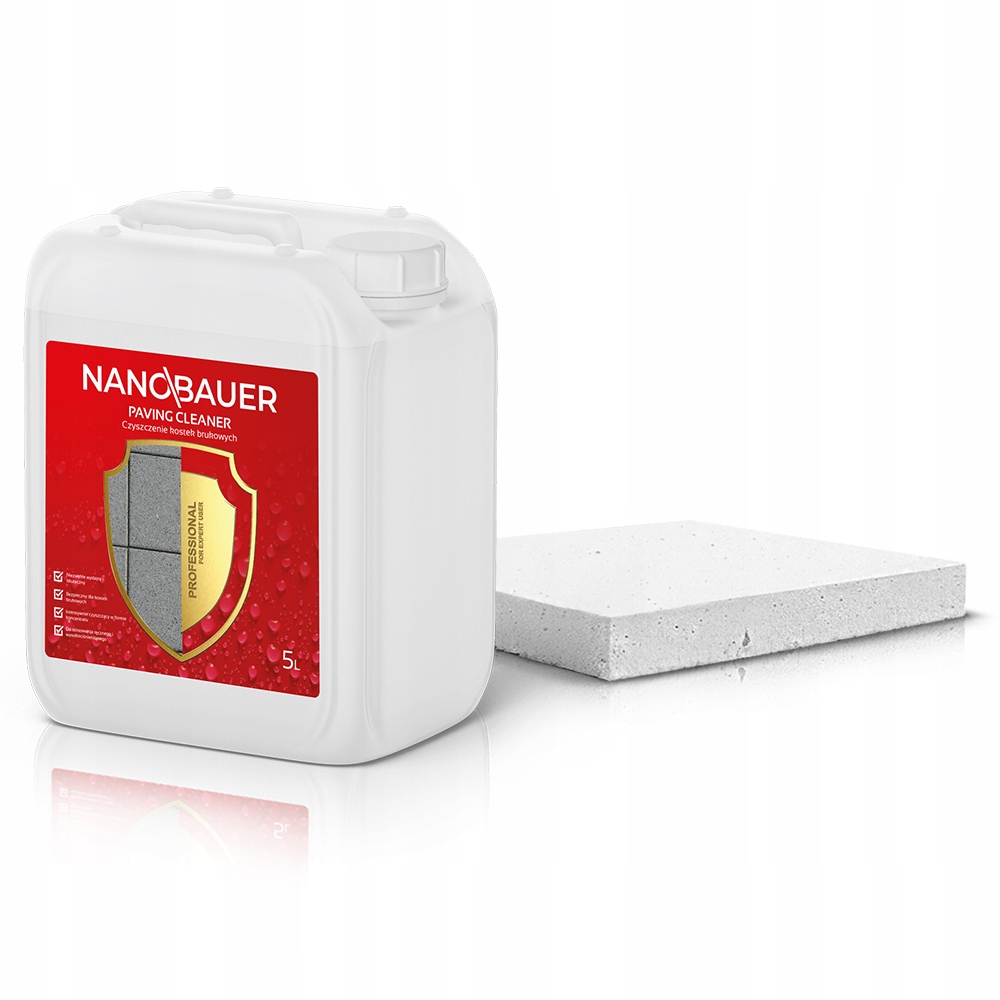 Koncentrát Tekutý přípravek na betonové povrchy Nanobauer 5 l na 80-150 m²