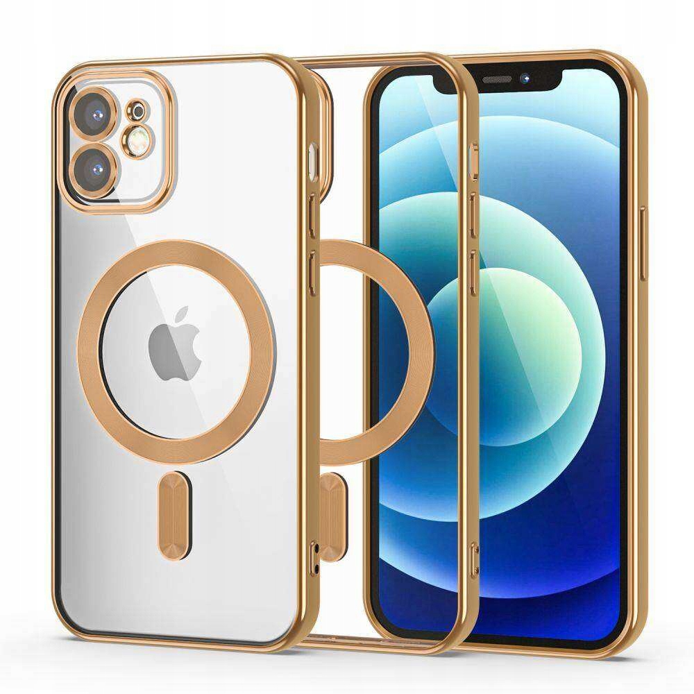 Etui do iPhone 12 Tech-Protect Złoty