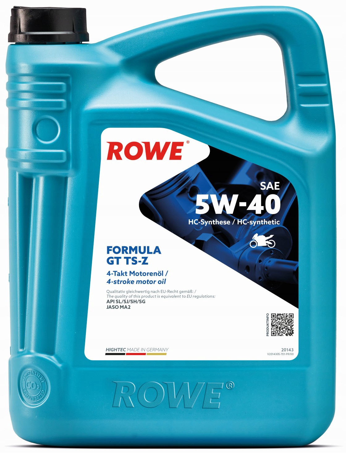 ROWE - HIGHTEC FORMULA GT TS-Z 5W40 - 5L