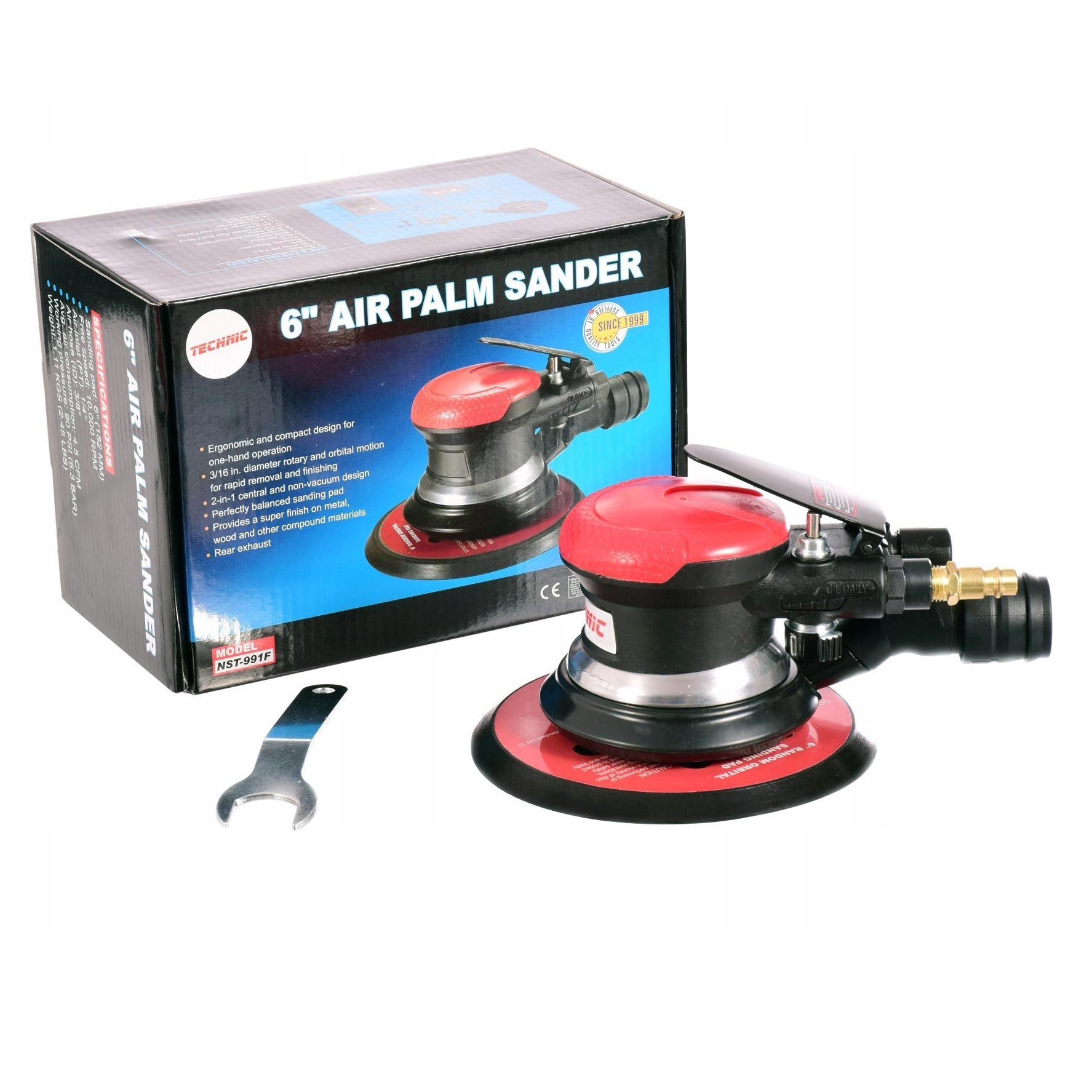 Orbitální pneumatická excentrická bruska 991F