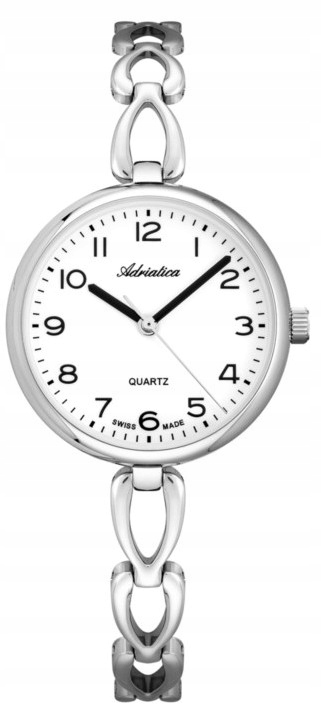 Nové Originální dámské hodinky Adriatica A3785.5123Q gravírování stříbrné
