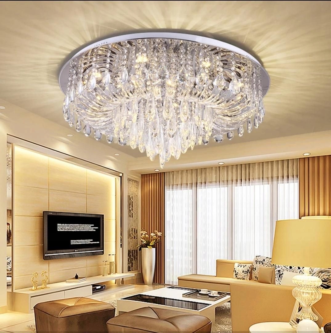 LAMPA SUFITOWA OKRĄGŁA PLAFON GLAMOUR KRYSZTAŁ APP781 Marka TOOLIGHT