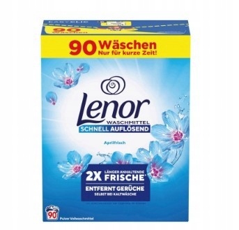 Levně Lenor Aprilfrisch Univerzální prášek na praní 4,95 kg