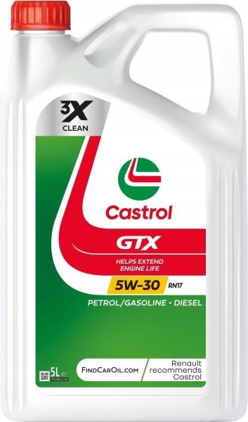 Olej 5W30 Castrol Gtx Renault RN17 5L