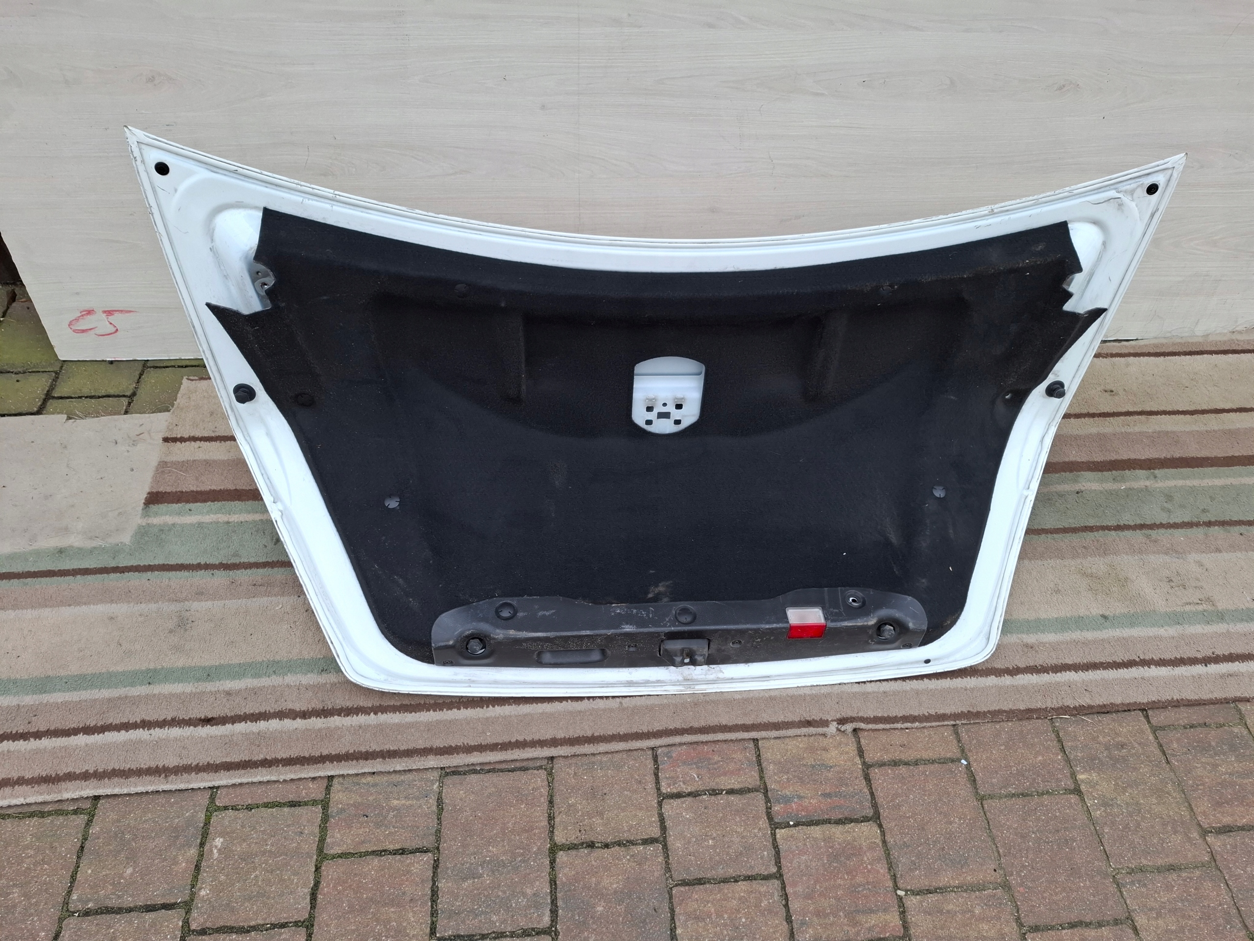 C KLASA W204 LIFT 14r sedan boot doors rear part BIALA