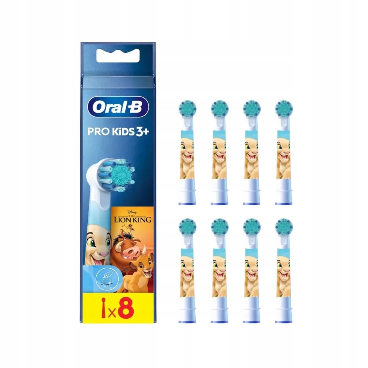 Końcówka do Szczoteczek Elektrycznych dla Dzieci Oral-B EB10 Król Lew 8szt.