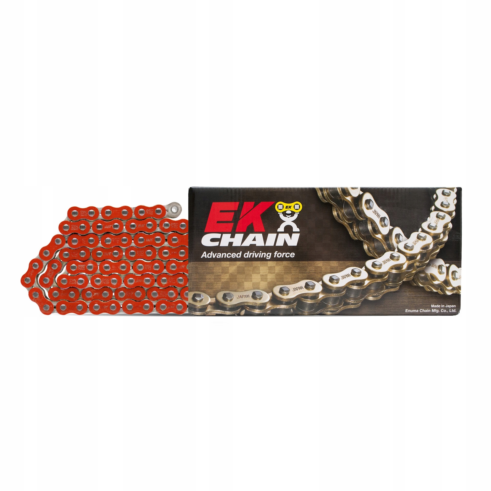 Hnací Reťazec EK530 MVXZ2 120 Článkov Qx-ring, Farba Červená (do 1100 CM3)