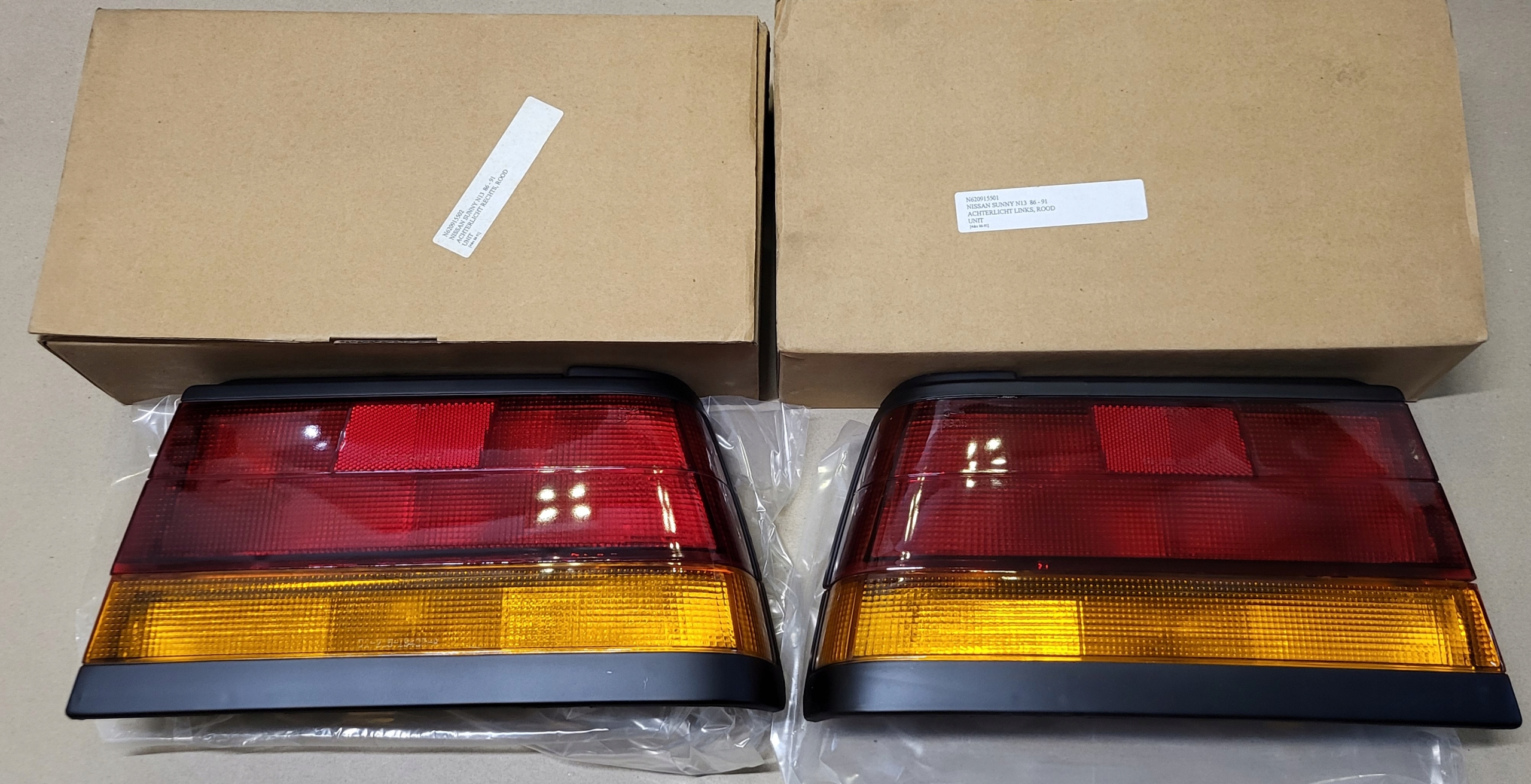 light rear right left NISSAN SUNNY N13 4D 1986-1991