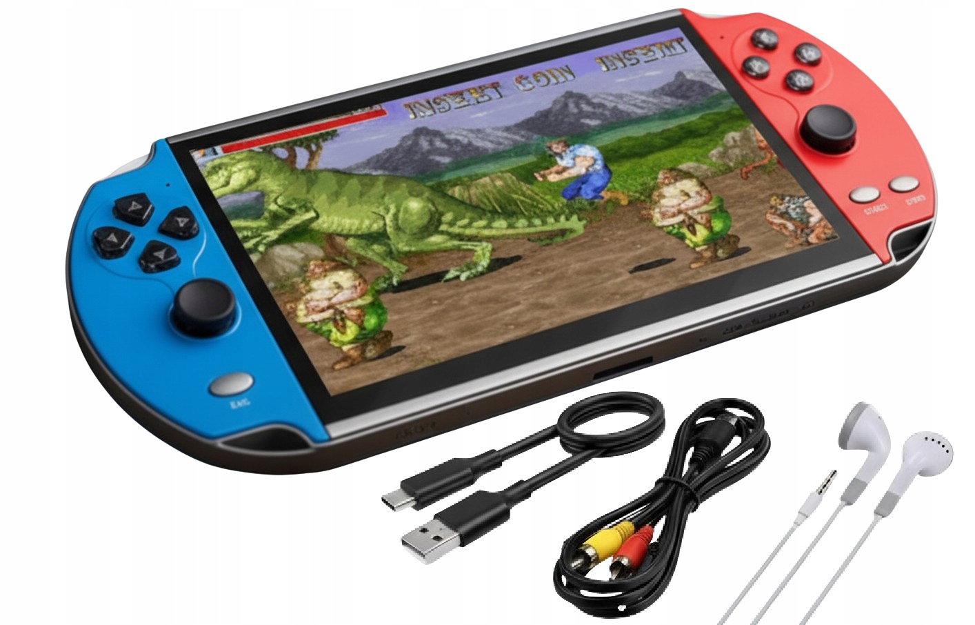 Konsola Przenośna X12 Do 11000 Gier Retro Mini 8GB Gra Tv 5,1" Pl Menu