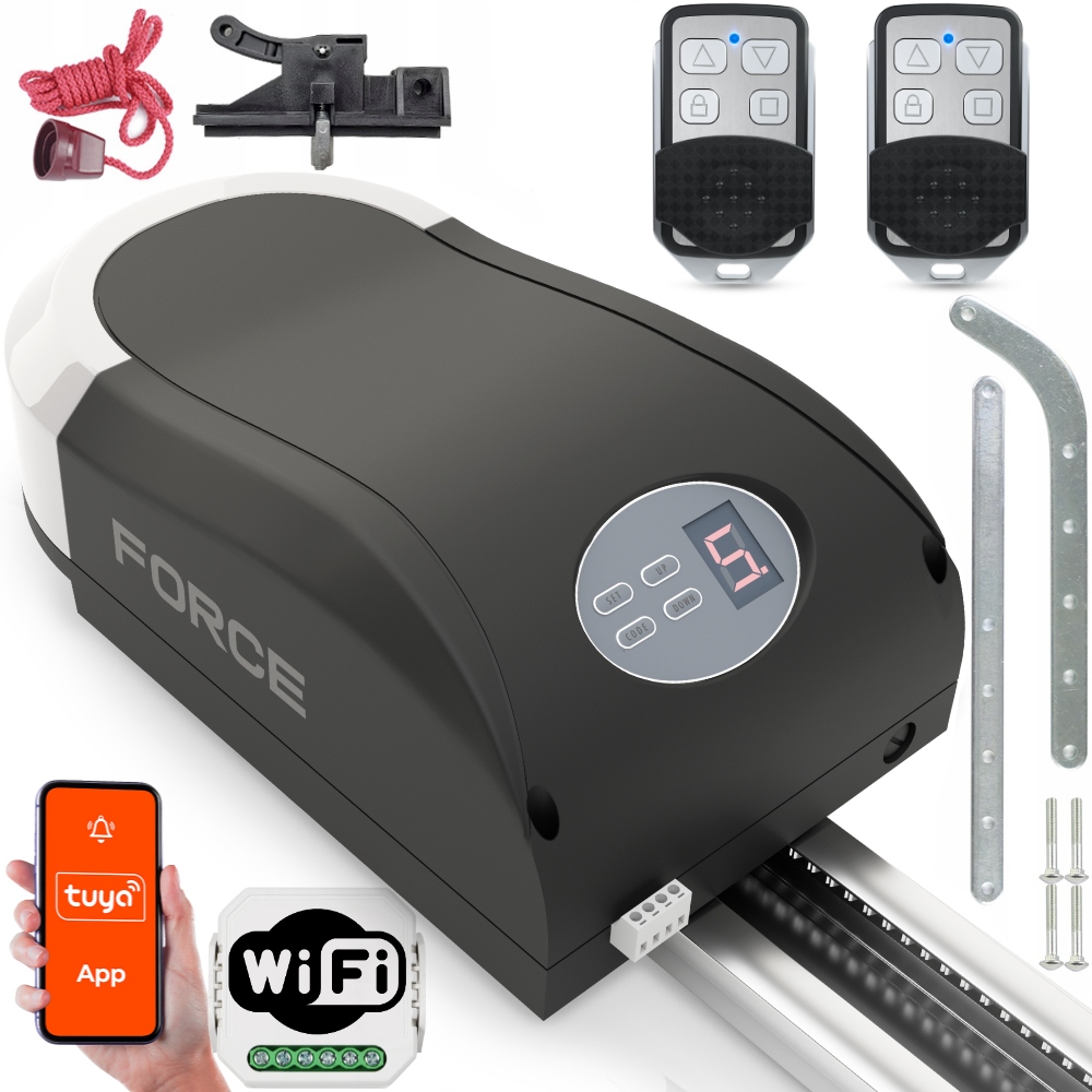Pohon Pro Garážová Vrata Force Best 600 Do 12 m2 WiFI Stav Brány Kontaktron