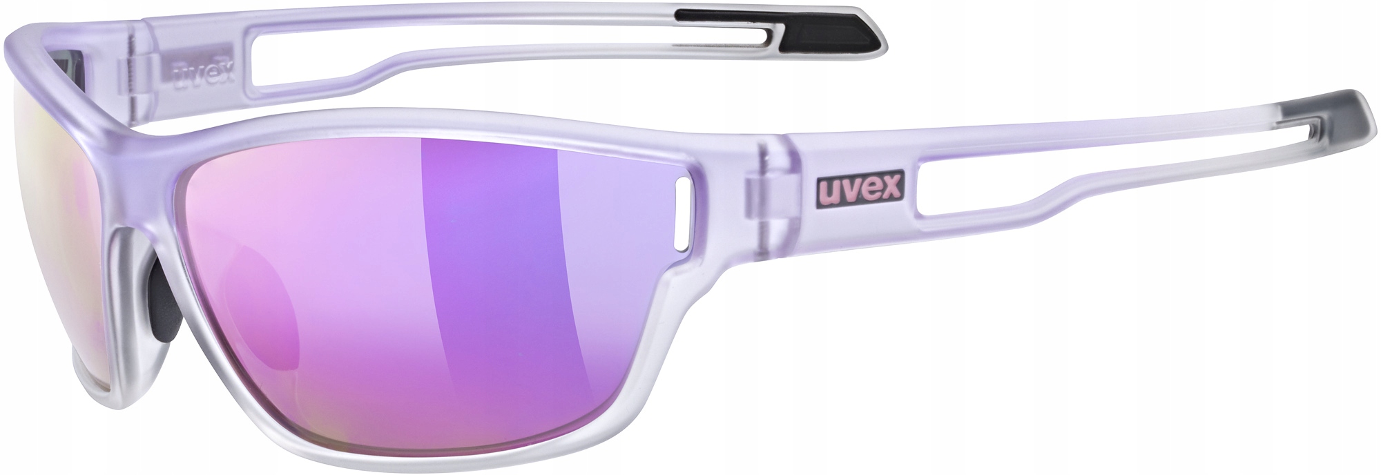 Cyklistické brýle Uvex Sportstyle 806 purple fade matt mirror purple S3