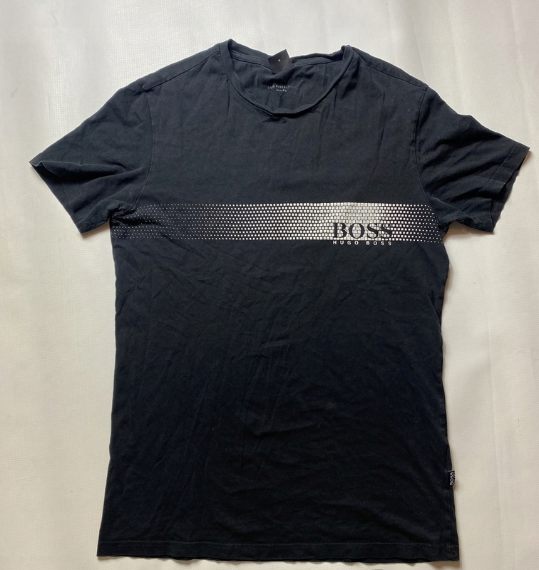 T-shirt męski okrągły dekolt Hugo Boss rozmiar M • Cena, Opinie