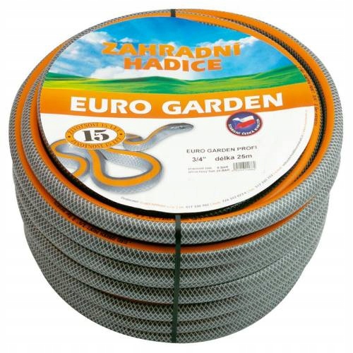 Záhradná hadica Euro Garden Profi 3/4", 25 m, biela profesionálna kvalita,